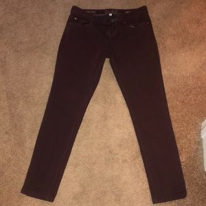 DL1961 4-way stretch Maroon Emma Legging